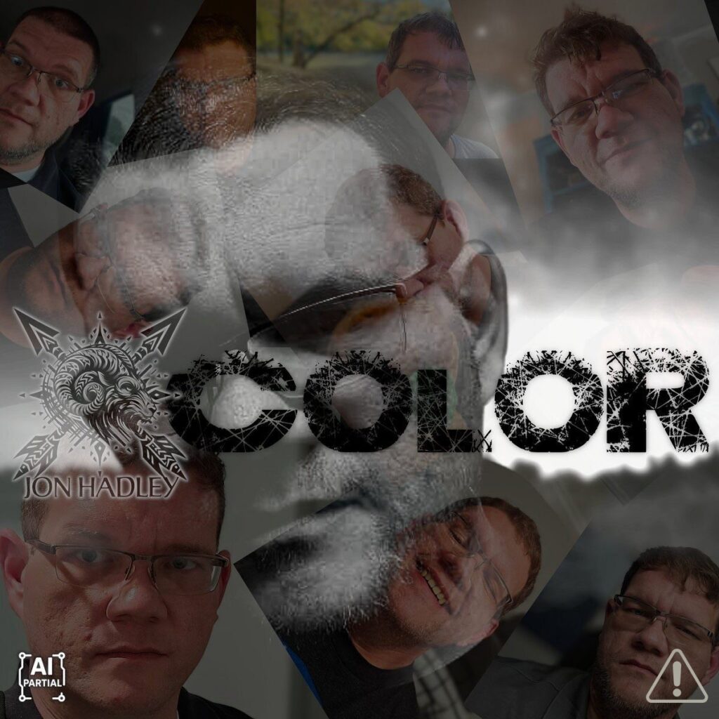Jon Hadley - Color EP Artwork - Partial AI - Content Warning