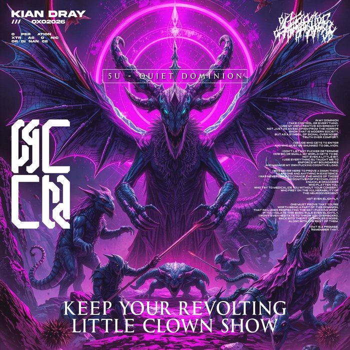 Album artwork for Keep Your Revolting Little Clown Show by Kian Dray